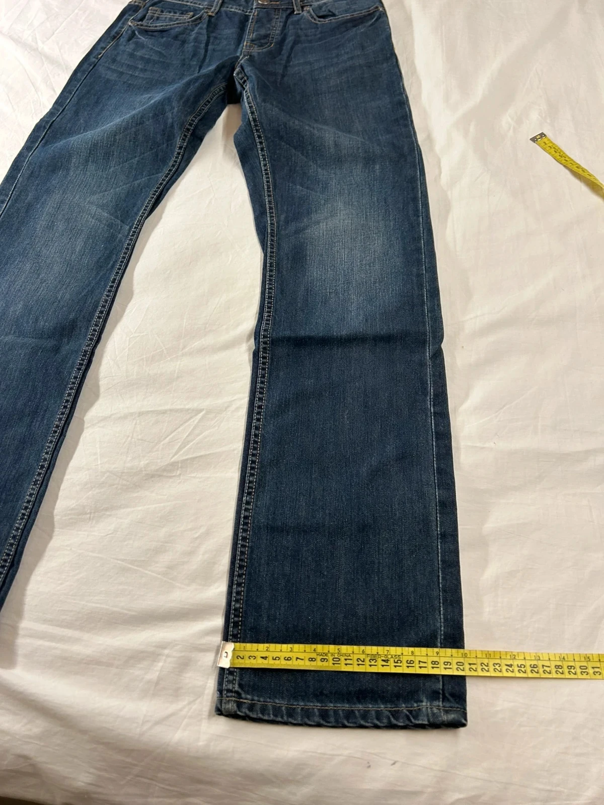 Jules navy blue straight cut jeans w26 l34 – photo 6